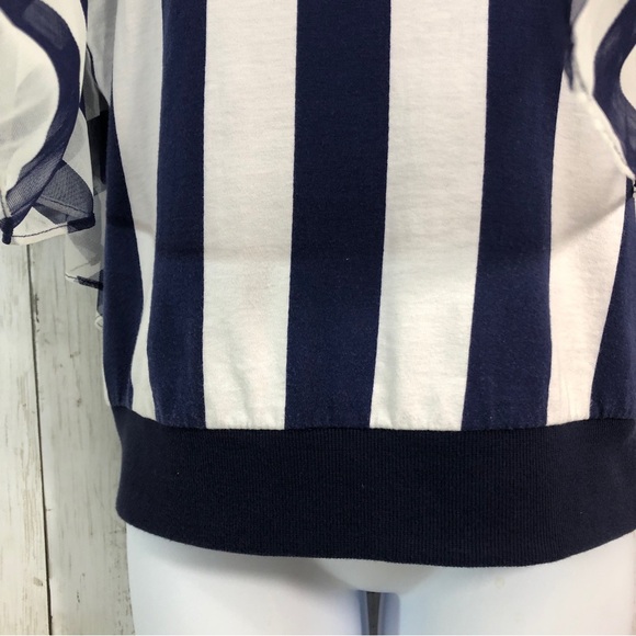 Anthropologie Postmark Elsie Gingham Poncho/Cape Top Small - Picture 3 of 11